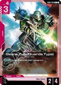 Geara Zulu (Guards Type) (GD01-052) [Newtype Rising] | Gear Gaming Bentonville