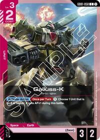Galluss-K (GD01-058) [Newtype Rising] | Gear Gaming Bentonville