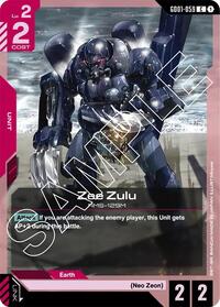 Zee Zulu (GD01-059) [Newtype Rising] | Gear Gaming Bentonville