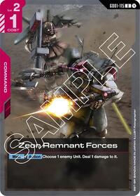 Zeon Remnant Forces (GD01-115) [Newtype Rising] | Gear Gaming Bentonville