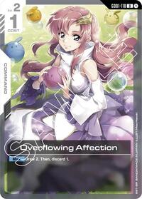 Overflowing Affection (GD01-118) [Newtype Rising] | Gear Gaming Bentonville