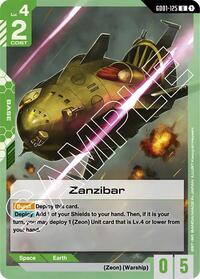 Zanzibar (GD01-125) [Newtype Rising] | Gear Gaming Bentonville