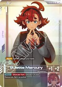 Suletta Mercury (Newtype Challenge 2025 Mission 1) (ST01-011) [Gundam Promotional Cards] | Gear Gaming Bentonville