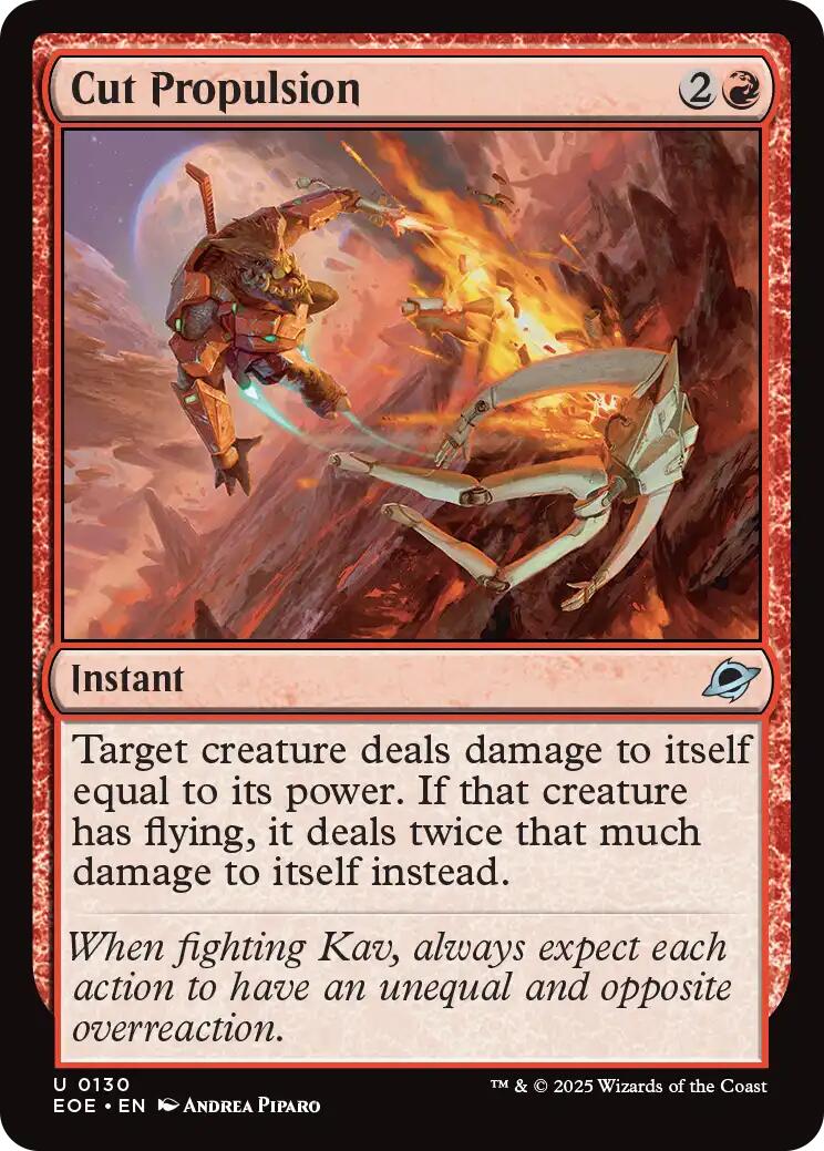 Cut Propulsion [Edge of Eternities] | Gear Gaming Bentonville