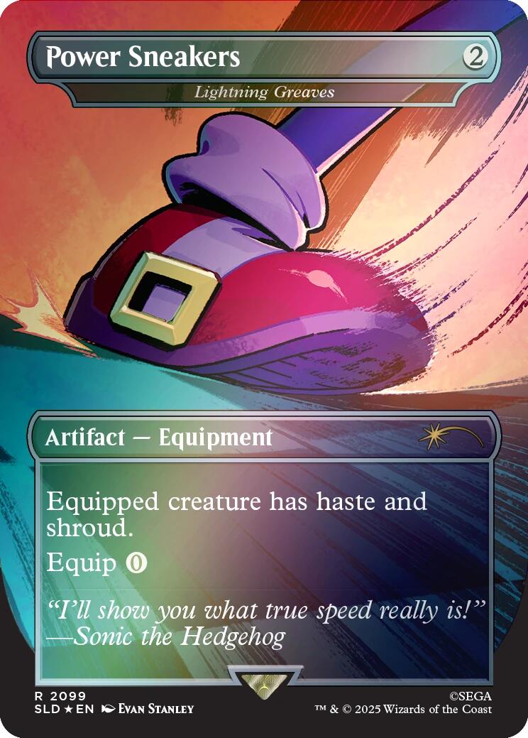 Power Sneakers - Lightning Greaves (Rainbow Foil) [Secret Lair Drop Series] | Gear Gaming Bentonville