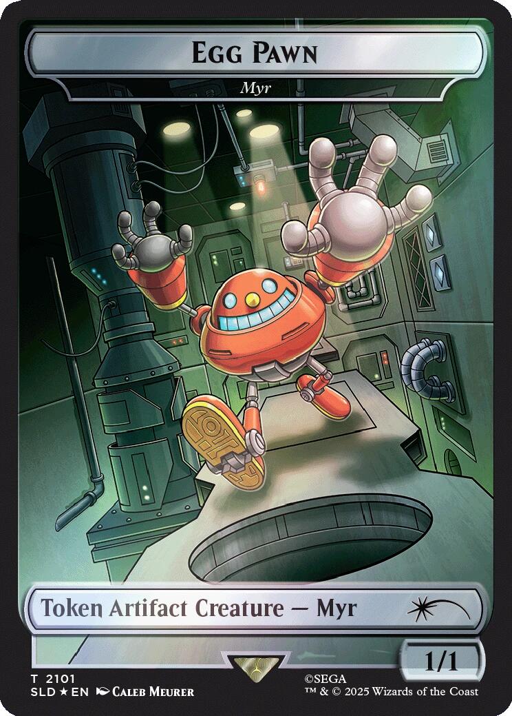 Egg Pawn - Myr Token (Rainbow Foil) [Secret Lair Drop Series] | Gear Gaming Bentonville