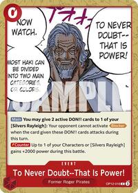To Never Doubt--That Is Power! [Legacy of the Master] | Gear Gaming Bentonville