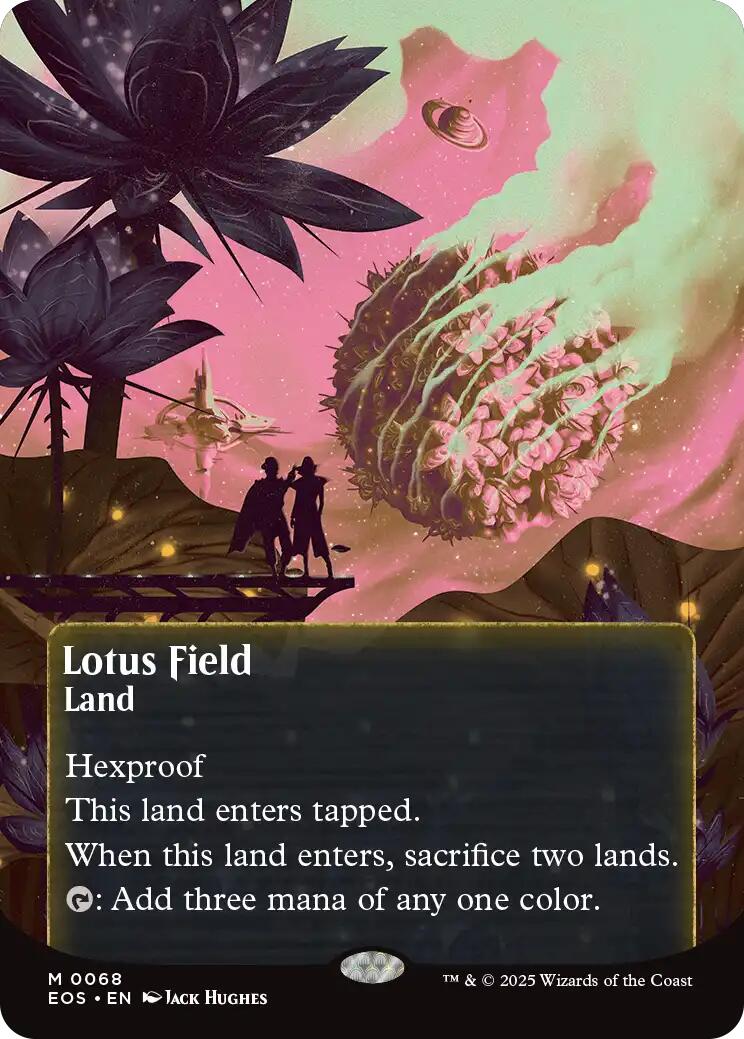 Lotus Field (0068) (Borderless) [Edge of Eternities: Stellar Sights] | Gear Gaming Bentonville