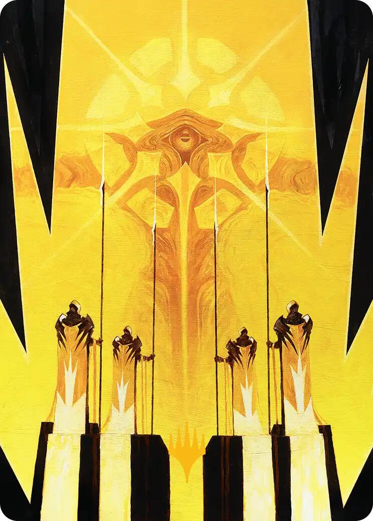 Hardlight Containment Art Card (Gold-Stamped Planeswalker Symbol) [Edge of Eternities Art Series] | Gear Gaming Bentonville