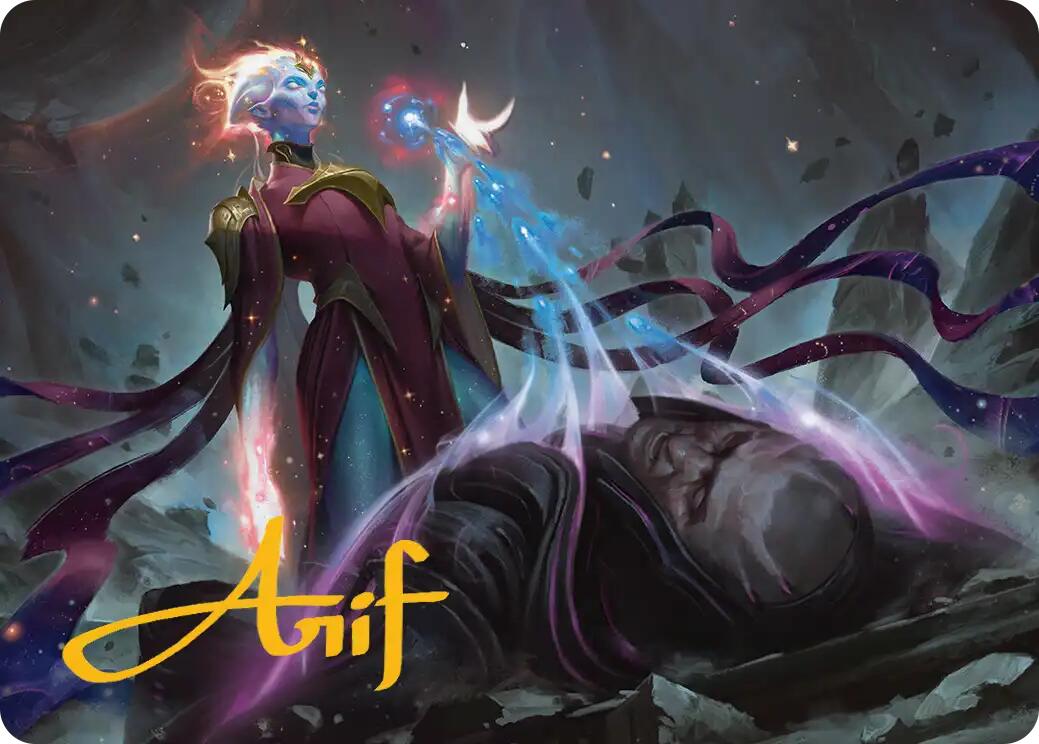 Lightstall Inquisitor Art Card (Gold-Stamped Signature) [Edge of Eternities Art Series] | Gear Gaming Bentonville