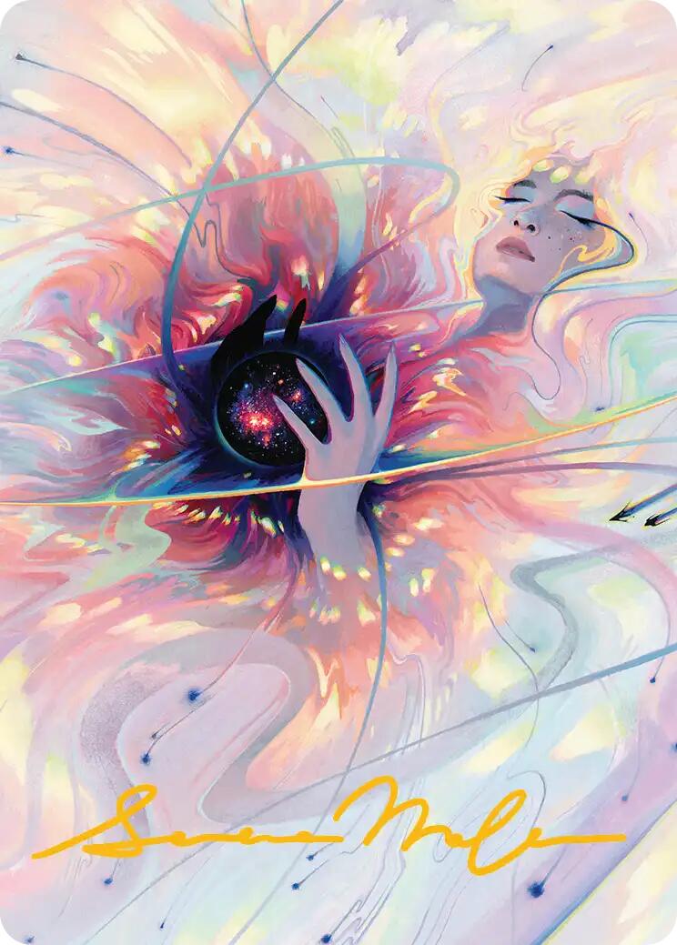 Beyond the Quiet Art Card (Gold-Stamped Signature) [Edge of Eternities Art Series] | Gear Gaming Bentonville