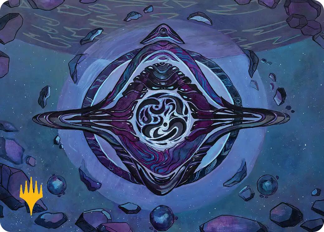 Archenemy's Charm Art Card (Gold-Stamped Planeswalker Symbol) [Edge of Eternities Art Series] | Gear Gaming Bentonville