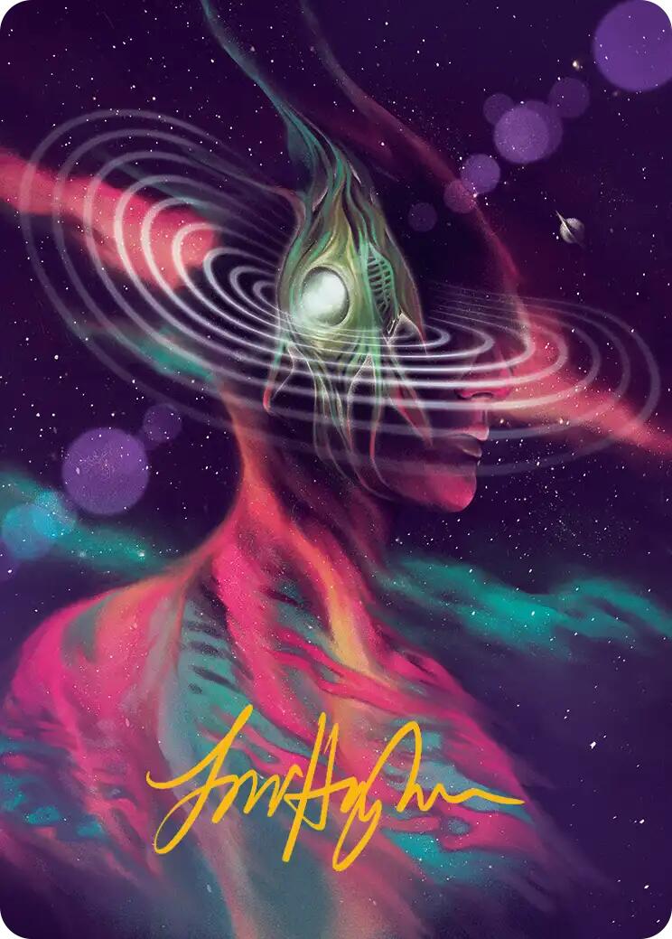 Terrasymbiosis Art Card (Gold-Stamped Signature) [Edge of Eternities Art Series] | Gear Gaming Bentonville