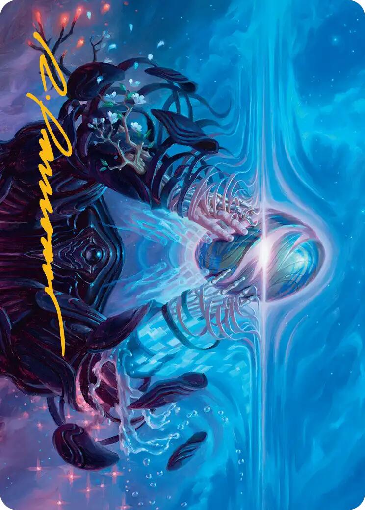 The Endstone Art Card (Gold-Stamped Signature) [Edge of Eternities Art Series] | Gear Gaming Bentonville