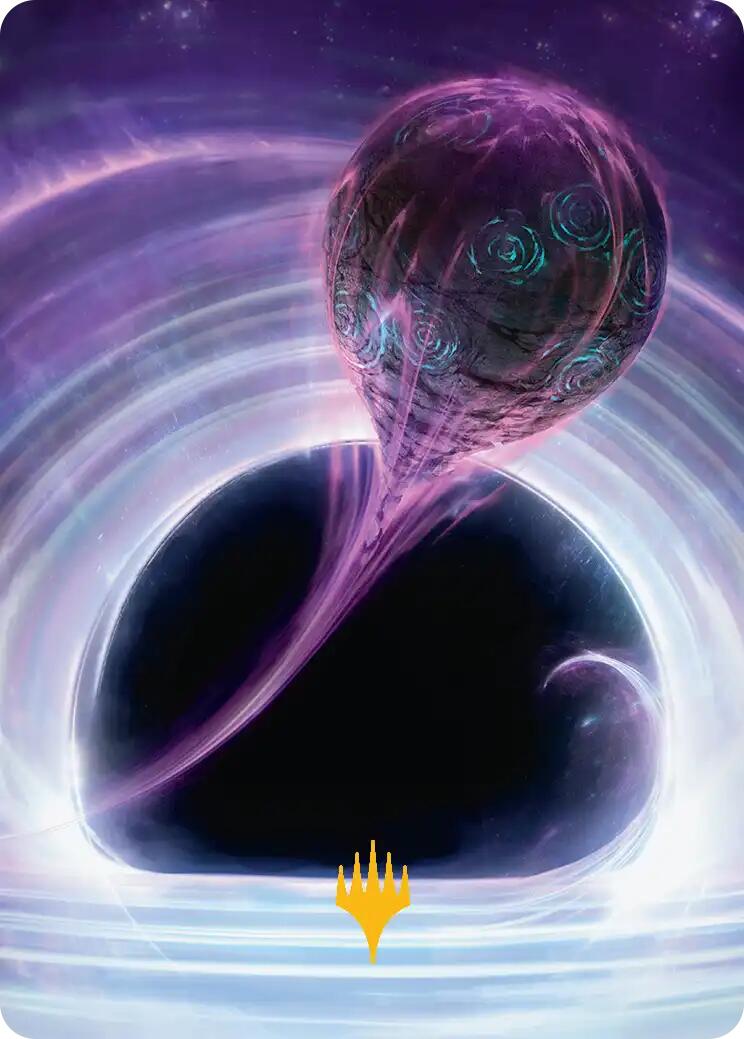 Susur Secundi, Void Altar Art Card (Gold-Stamped Planeswalker Symbol) [Edge of Eternities Art Series] | Gear Gaming Bentonville