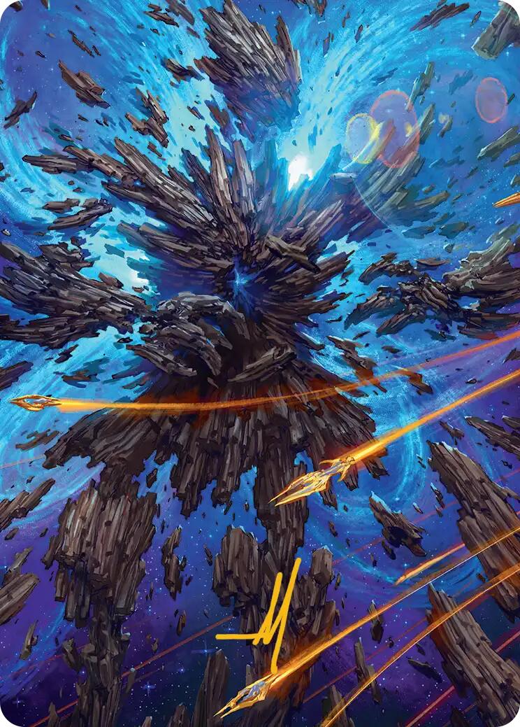 Celestial Colonnade Art Card (Gold-Stamped Signature) [Edge of Eternities Art Series] | Gear Gaming Bentonville