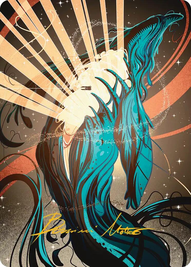 Swarmyard Art Card (Gold-Stamped Signature) [Edge of Eternities Art Series] | Gear Gaming Bentonville