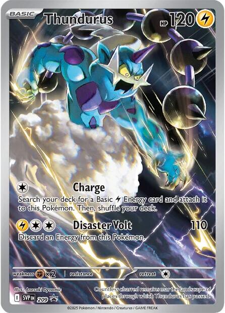 Thundurus (209) [Scarlet & Violet: Black Star Promos] | Gear Gaming Bentonville