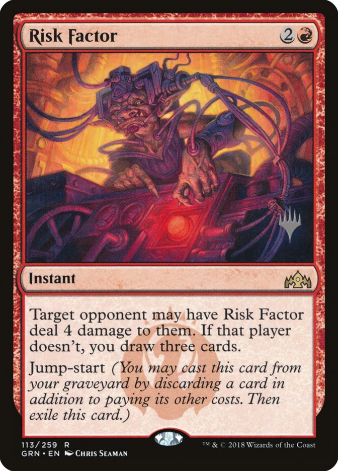 Risk Factor (Promo Pack) [Guilds of Ravnica Promos] | Gear Gaming Bentonville