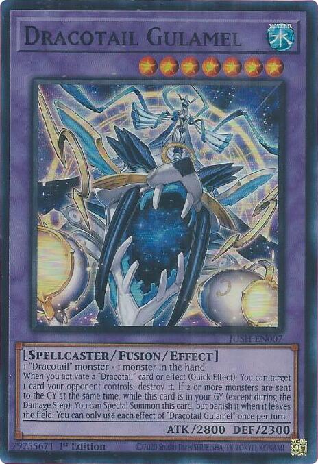Dracotail Gulamel (Super Rare) [JUSH-EN007] Super Rare | Gear Gaming Bentonville