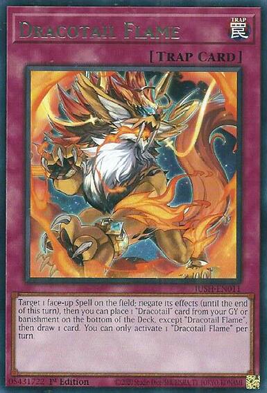 Dracotail Flame [JUSH-EN011] Rare | Gear Gaming Bentonville