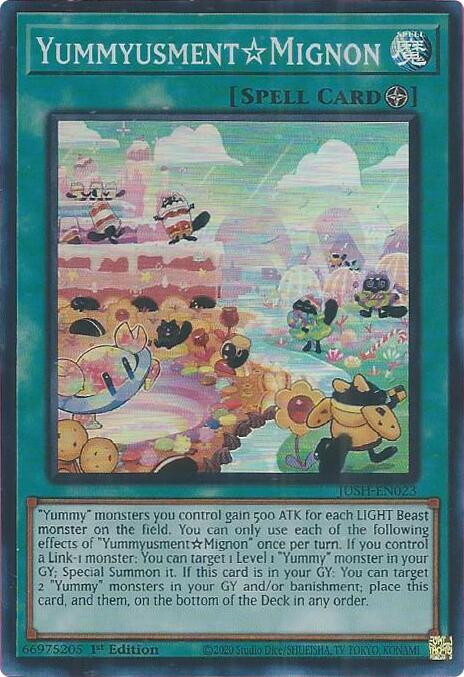 YummyusmentMignon (Super Rare) [JUSH-EN023] Super Rare | Gear Gaming Bentonville