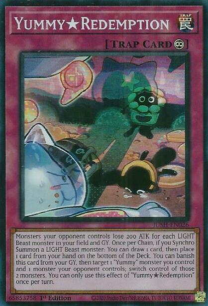 YummyRedemption (Super Rare) [JUSH-EN026] Super Rare | Gear Gaming Bentonville
