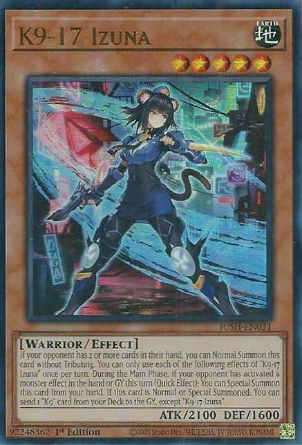 K9-17 Izuna [JUSH-EN031] Ultra Rare | Gear Gaming Bentonville