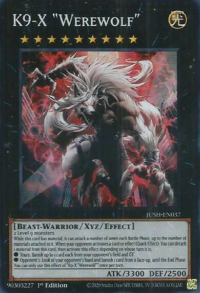 K9-X "Werewolf" [JUSH-EN037] Super Rare | Gear Gaming Bentonville