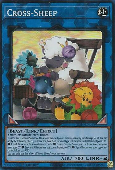 Cross-Sheep (Super Rare) [JUSH-EN048] Super Rare | Gear Gaming Bentonville