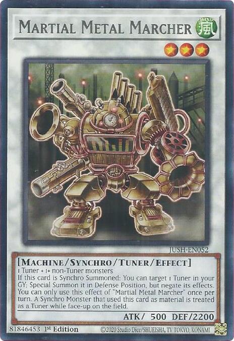Martial Metal Marcher [JUSH-EN052] Rare | Gear Gaming Bentonville
