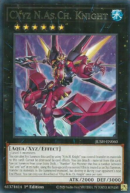 CXyz N.As.Ch. Knight [JUSH-EN060] Rare | Gear Gaming Bentonville