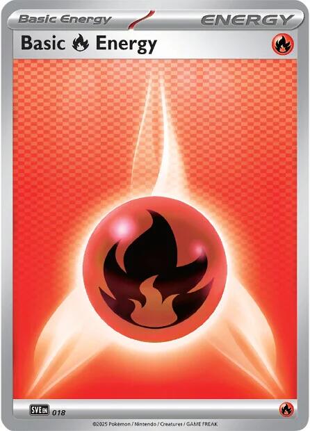 Basic Fire Energy (018) [Scarlet & Violet: Black Bolt] | Gear Gaming Bentonville