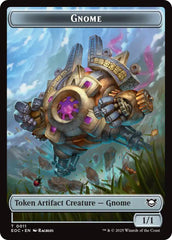 Gnome // Golem (0014) Double-Sided Token [Edge of Eternities Commander Tokens] | Gear Gaming Bentonville