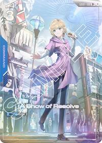 A Show of Resolve (U+) (GD01-100) [Newtype Rising] | Gear Gaming Bentonville