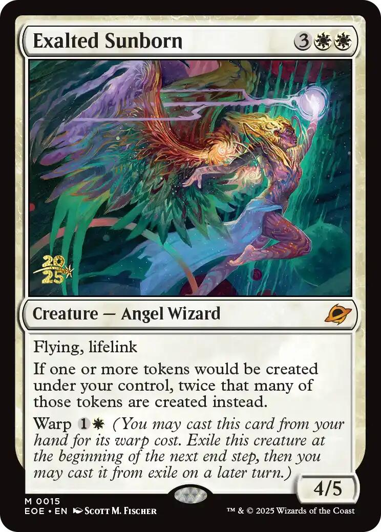 Exalted Sunborn [Edge of Eternities Prerelease Promos] | Gear Gaming Bentonville