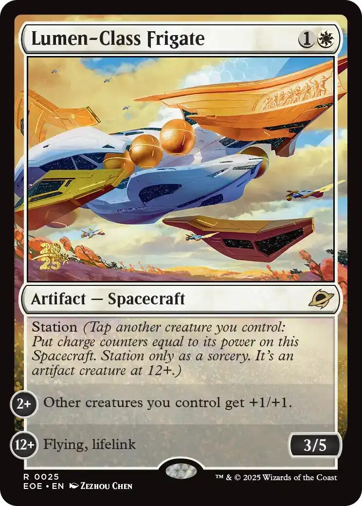 Lumen-Class Frigate [Edge of Eternities Prerelease Promos] | Gear Gaming Bentonville