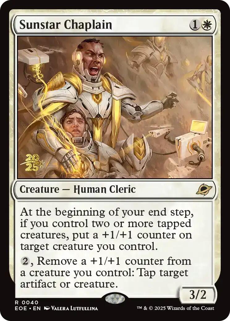 Sunstar Chaplain [Edge of Eternities Prerelease Promos] | Gear Gaming Bentonville