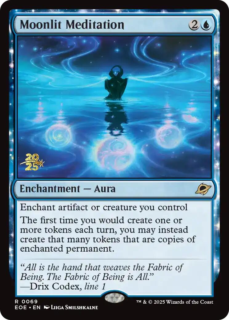 Moonlit Meditation [Edge of Eternities Prerelease Promos] | Gear Gaming Bentonville