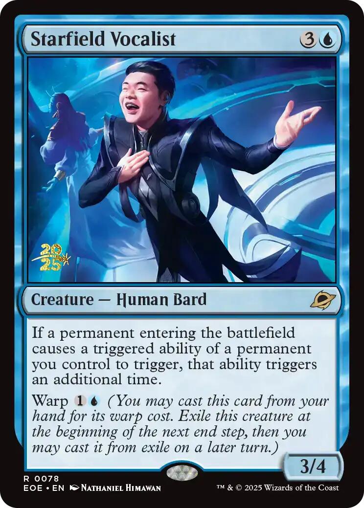 Starfield Vocalist [Edge of Eternities Prerelease Promos] | Gear Gaming Bentonville