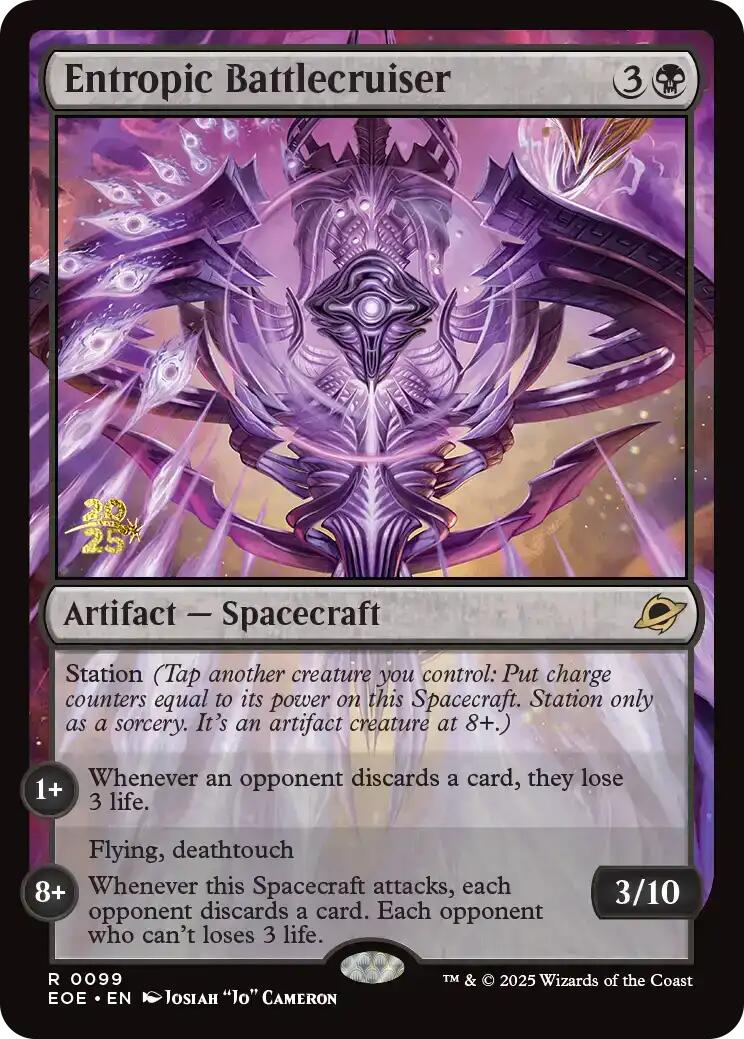 Entropic Battlecruiser [Edge of Eternities Prerelease Promos] | Gear Gaming Bentonville