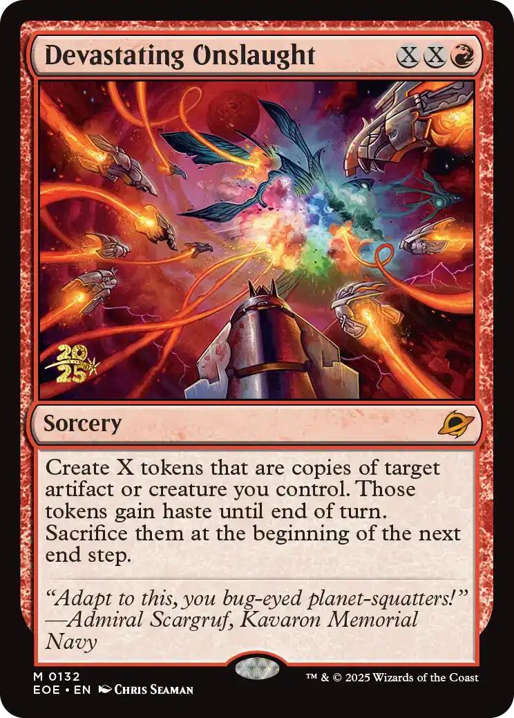 Devastating Onslaught [Edge of Eternities Prerelease Promos] | Gear Gaming Bentonville