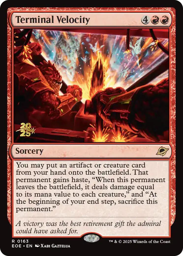 Terminal Velocity [Edge of Eternities Prerelease Promos] | Gear Gaming Bentonville