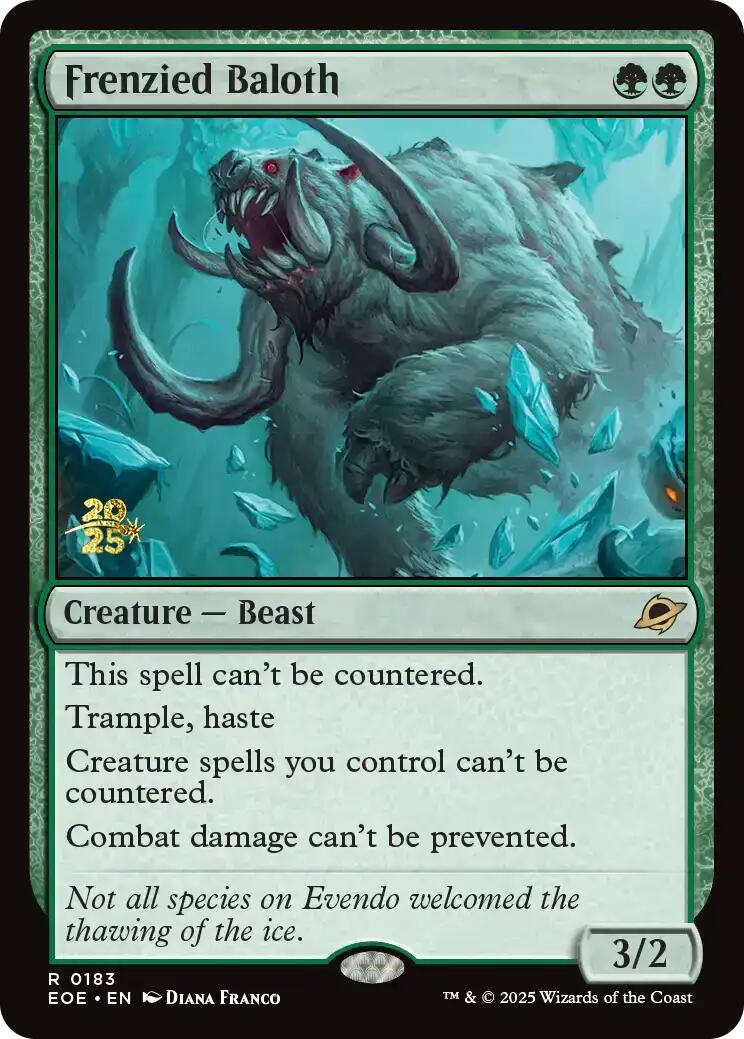 Frenzied Baloth [Edge of Eternities Prerelease Promos] | Gear Gaming Bentonville
