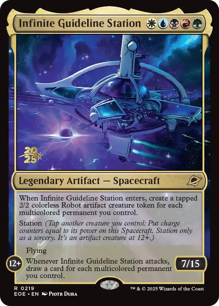 Infinite Guideline Station [Edge of Eternities Prerelease Promos] | Gear Gaming Bentonville