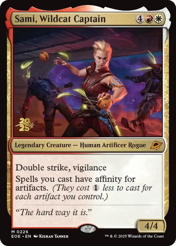 Sami, Wildcat Captain [Edge of Eternities Prerelease Promos] | Gear Gaming Bentonville