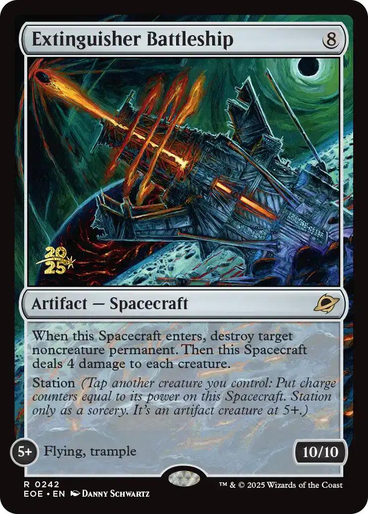 Extinguisher Battleship [Edge of Eternities Prerelease Promos] | Gear Gaming Bentonville