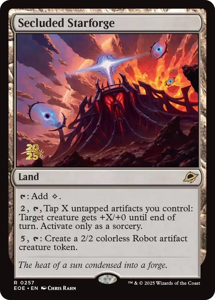 Secluded Starforge [Edge of Eternities Prerelease Promos] | Gear Gaming Bentonville