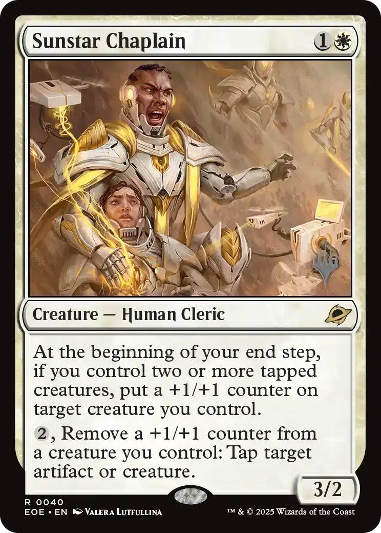 Sunstar Chaplain [Edge of Eternities Promo Pack] | Gear Gaming Bentonville