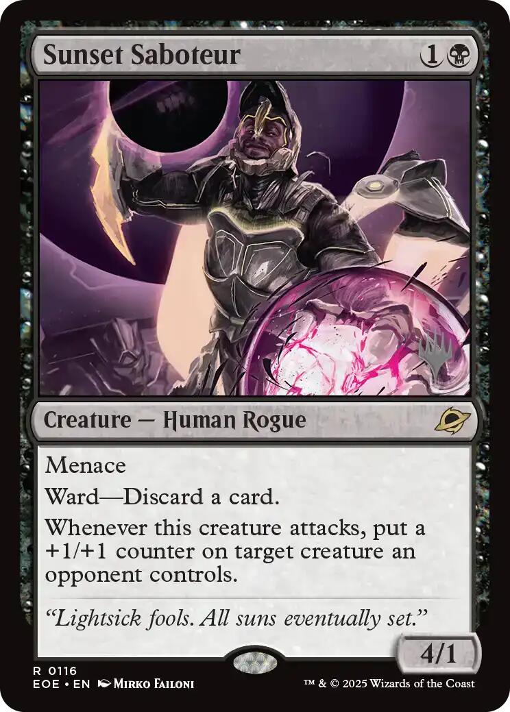 Sunset Saboteur [Edge of Eternities Promo Pack] | Gear Gaming Bentonville
